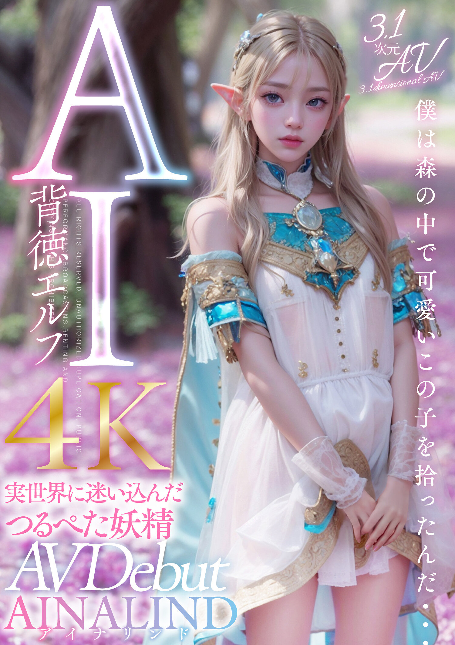【3.1次元】AI背徳エルフ 実世界に迷い込んだつるぺた妖精AINALIND(アイナリンド)