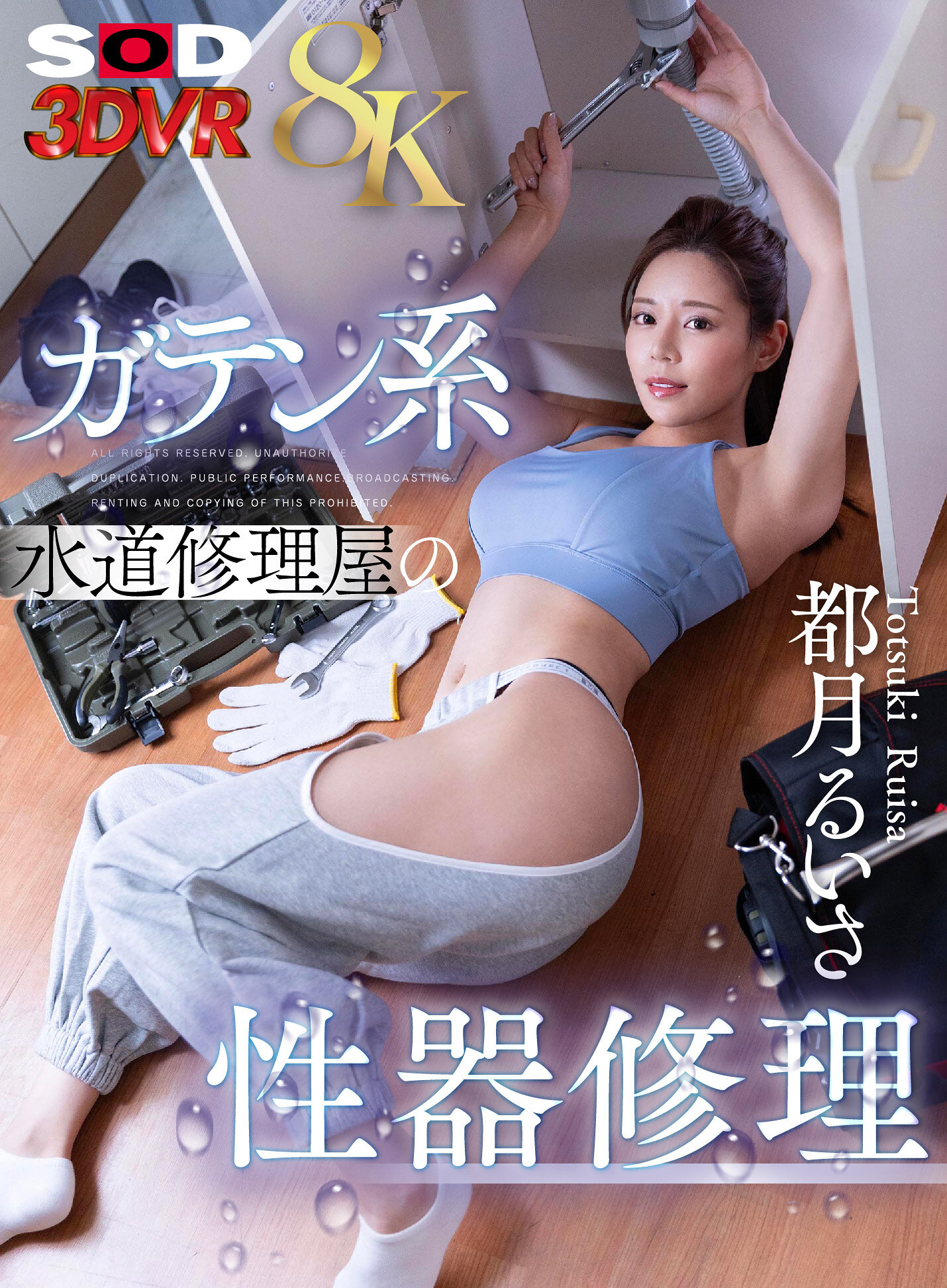 【VR】【8K】ガテン系水道修理屋の性器修理 都月るいさ