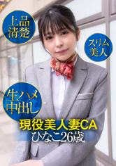 現役美人妻CAひなこ
